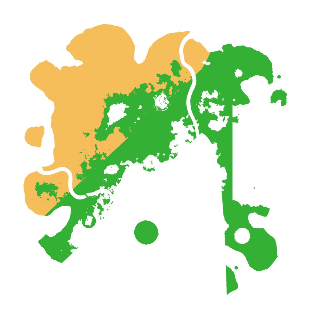 Biome Rust Map: Procedural Map, Size: 3500, Seed: 256161616