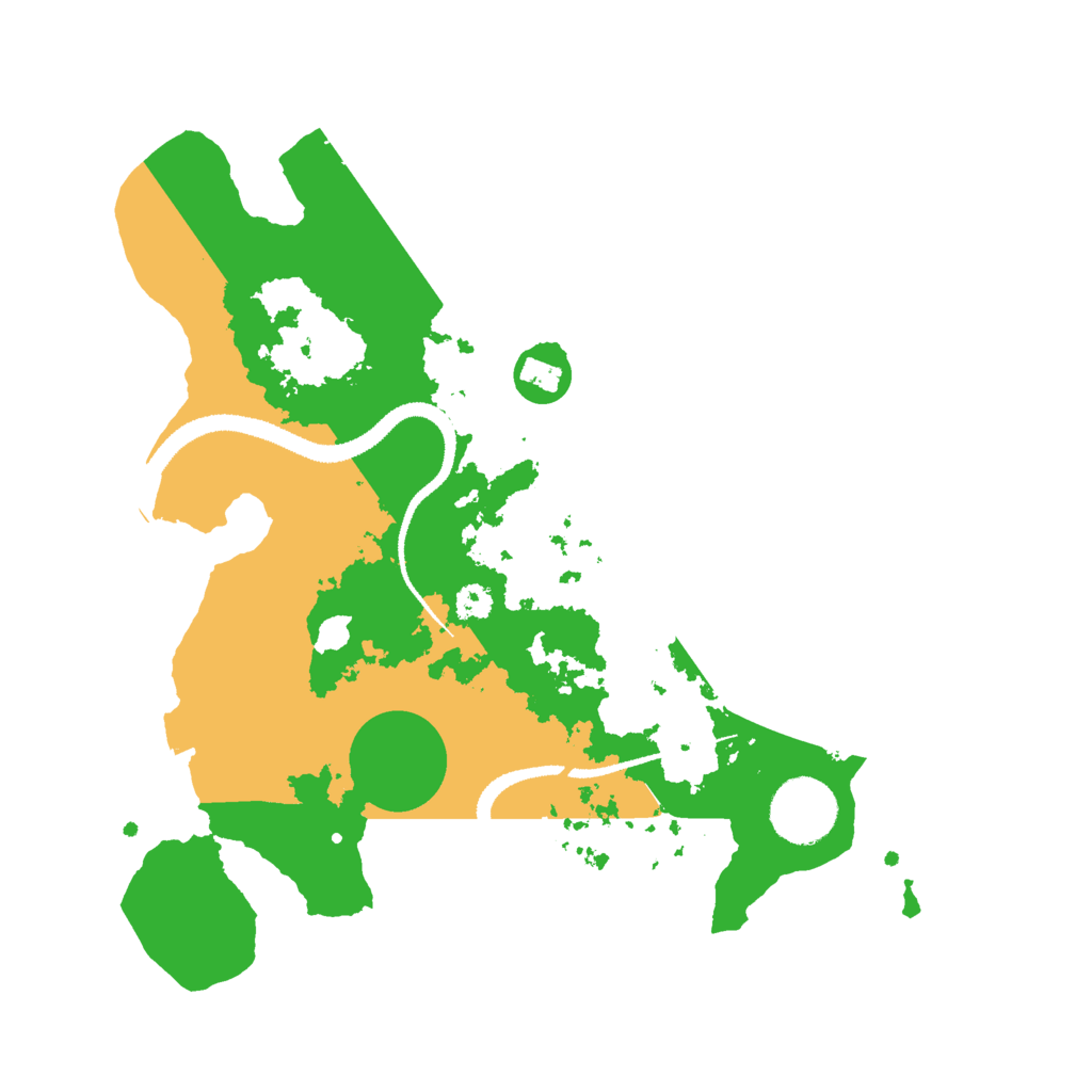 Biome Rust Map: Procedural Map, Size: 3000, Seed: 78493