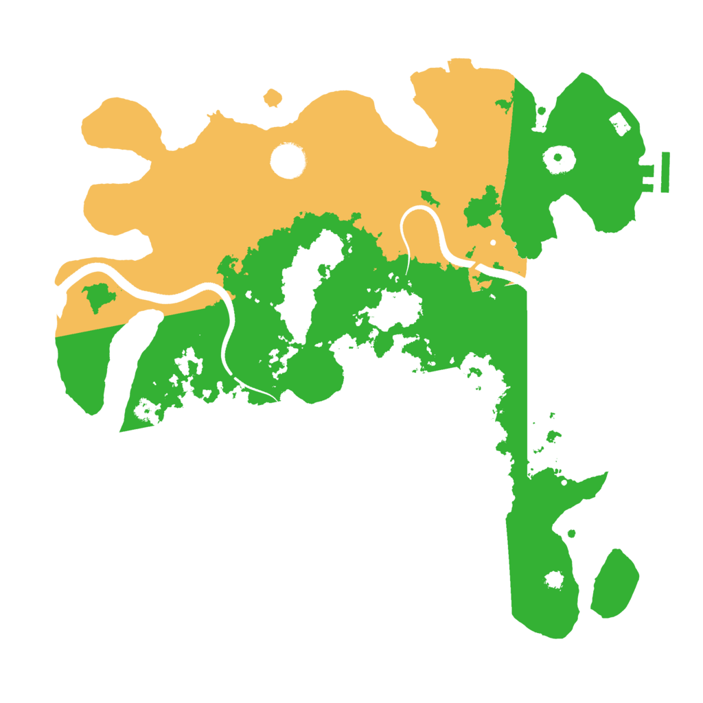 Biome Rust Map: Procedural Map, Size: 3500, Seed: 1926131310