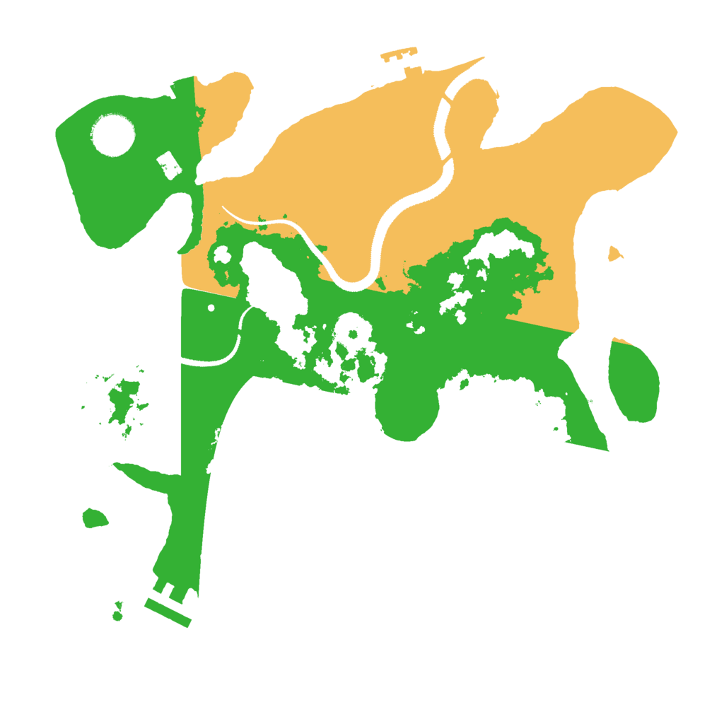 Biome Rust Map: Procedural Map, Size: 3000, Seed: 9963