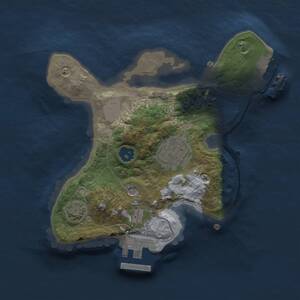 Thumbnail Rust Map: Procedural Map, Size: 2000, Seed: 568542, 6 Monuments