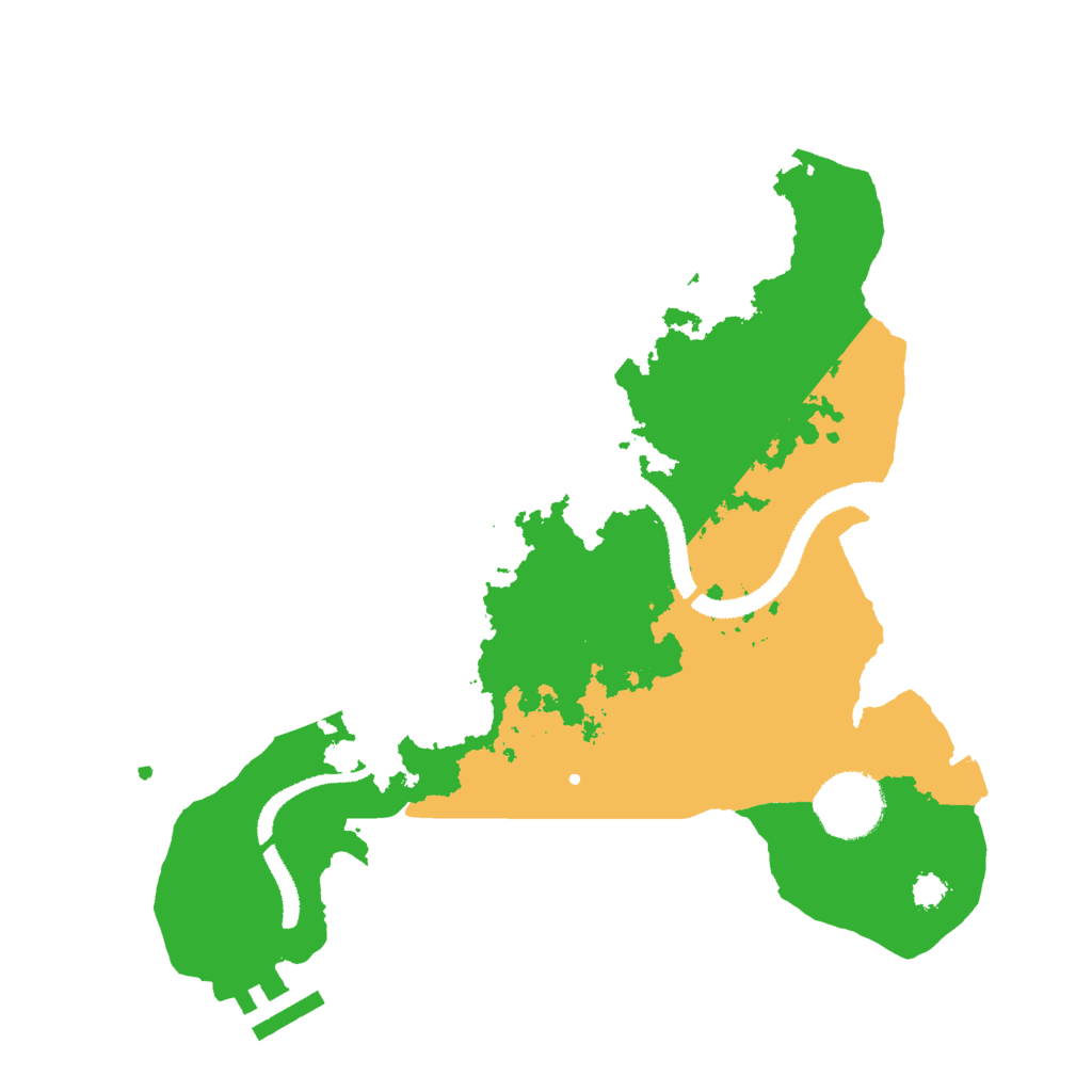 Biome Rust Map: Procedural Map, Size: 2900, Seed: 62245962