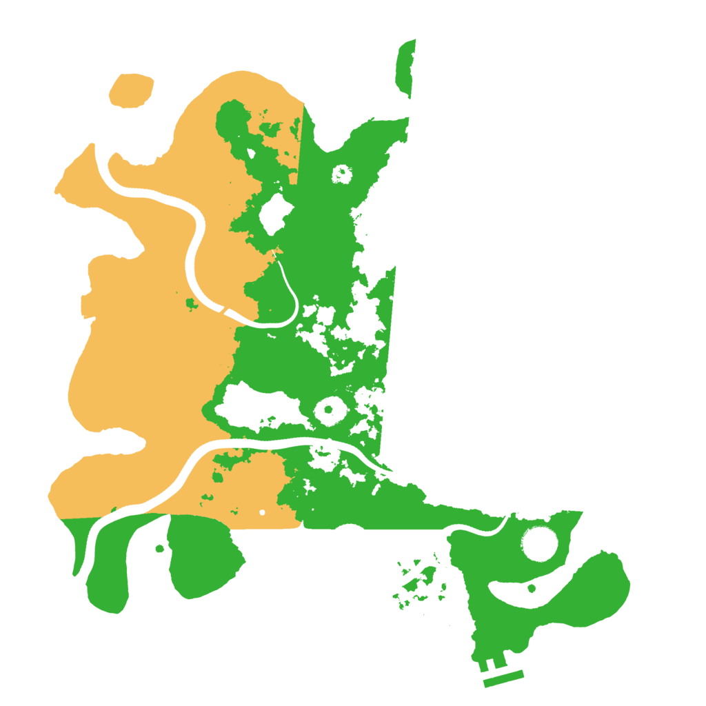 Biome Rust Map: Procedural Map, Size: 3500, Seed: 9288736