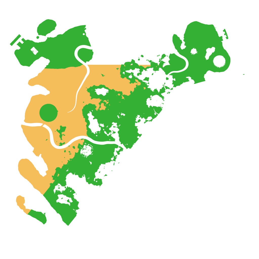 Biome Rust Map: Procedural Map, Size: 3800, Seed: 838559834