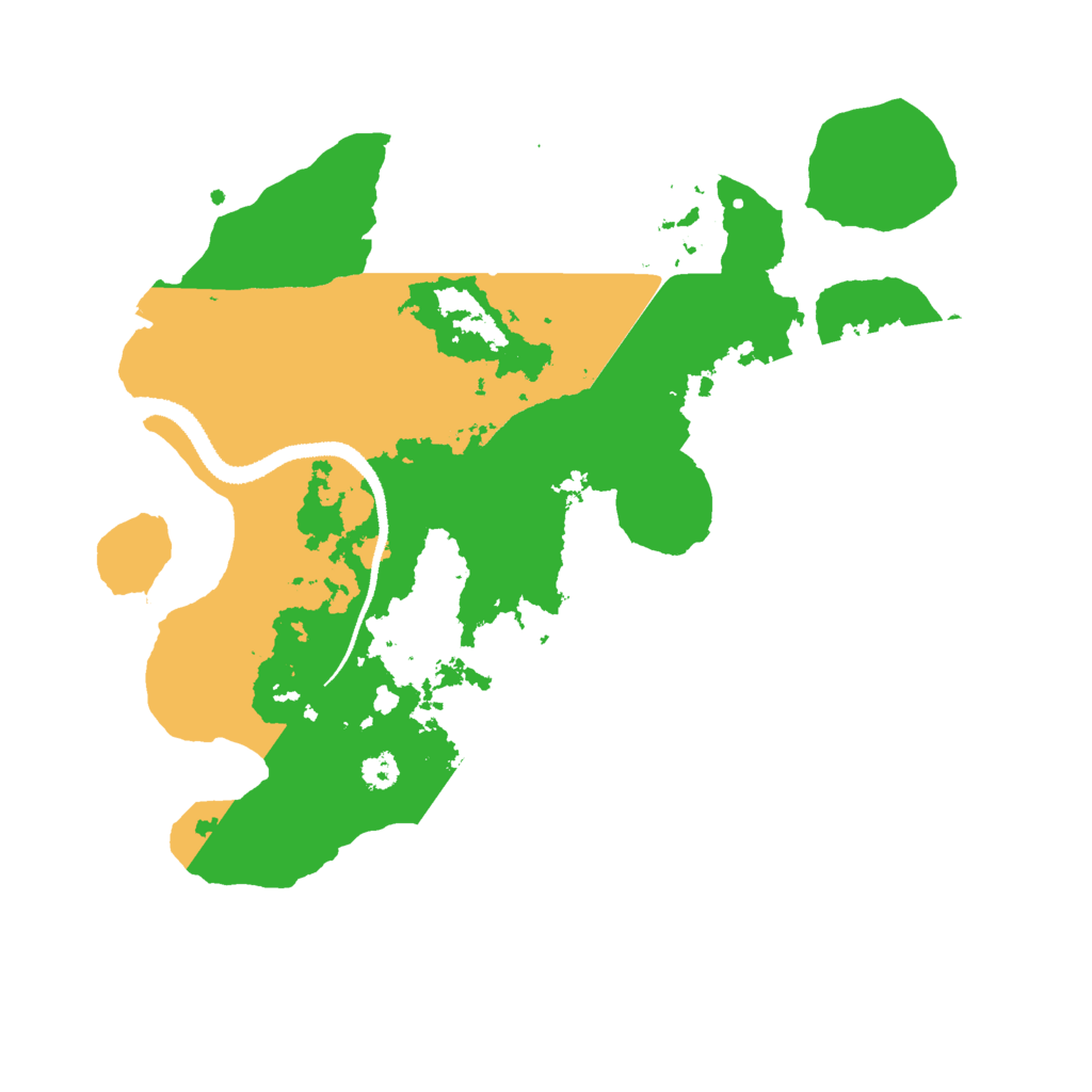 Biome Rust Map: Procedural Map, Size: 3000, Seed: 153050