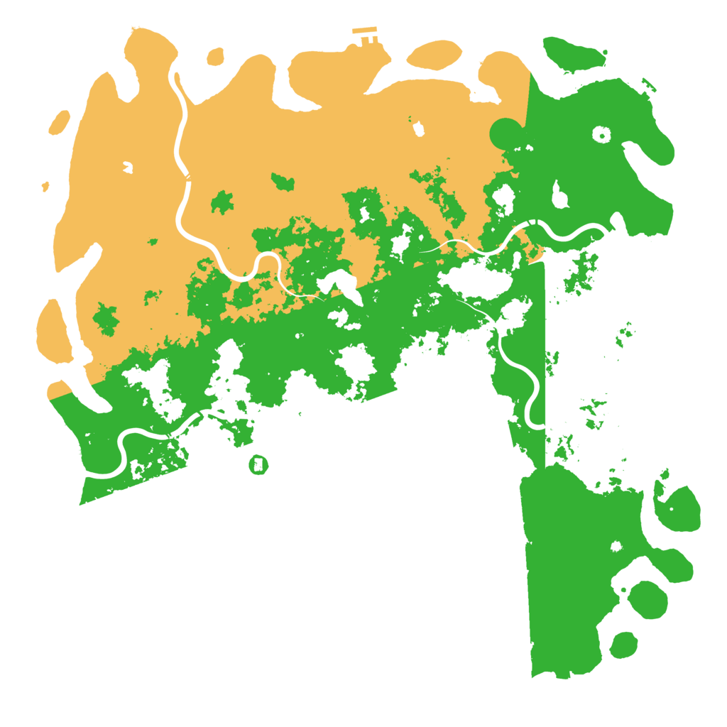 Biome Rust Map: Procedural Map, Size: 6000, Seed: 2067542337
