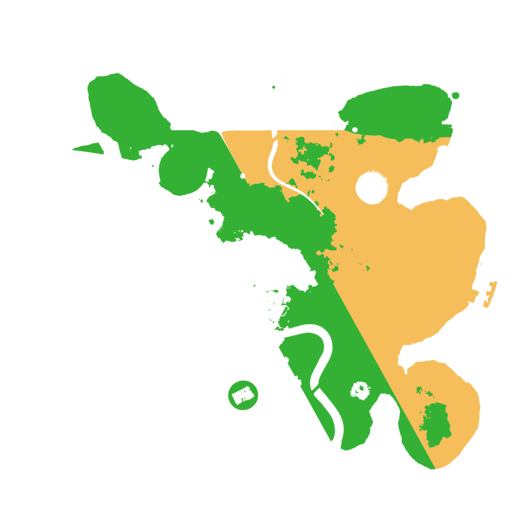 Biome Rust Map: Procedural Map, Size: 2850, Seed: 1378877582