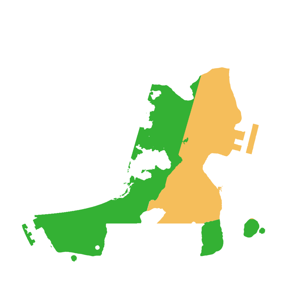 Biome Rust Map: Procedural Map, Size: 2000, Seed: 659428107