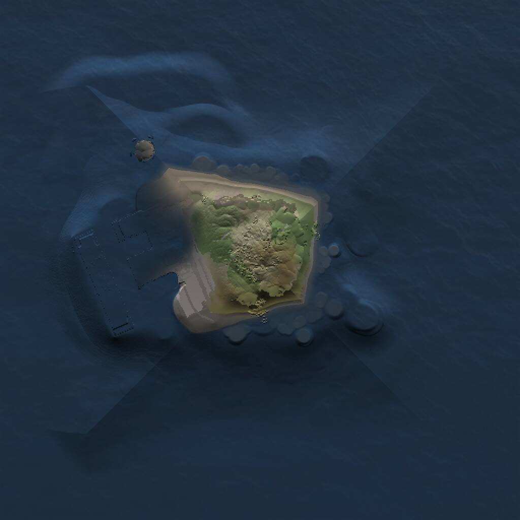 Rust Map: Procedural Map, Size: 1000, Seed: 330617389, 2 Monuments