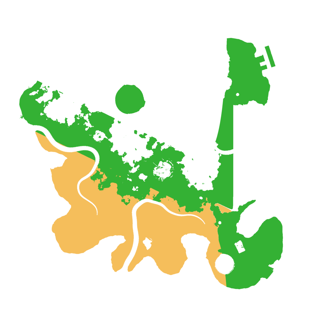 Biome Rust Map: Procedural Map, Size: 2900, Seed: 3655010