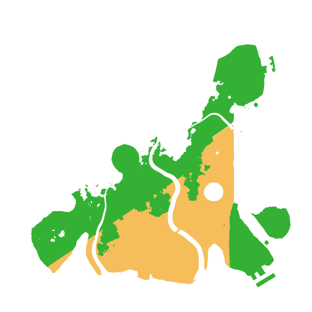 Biome Rust Map: Procedural Map, Size: 3000, Seed: 42021