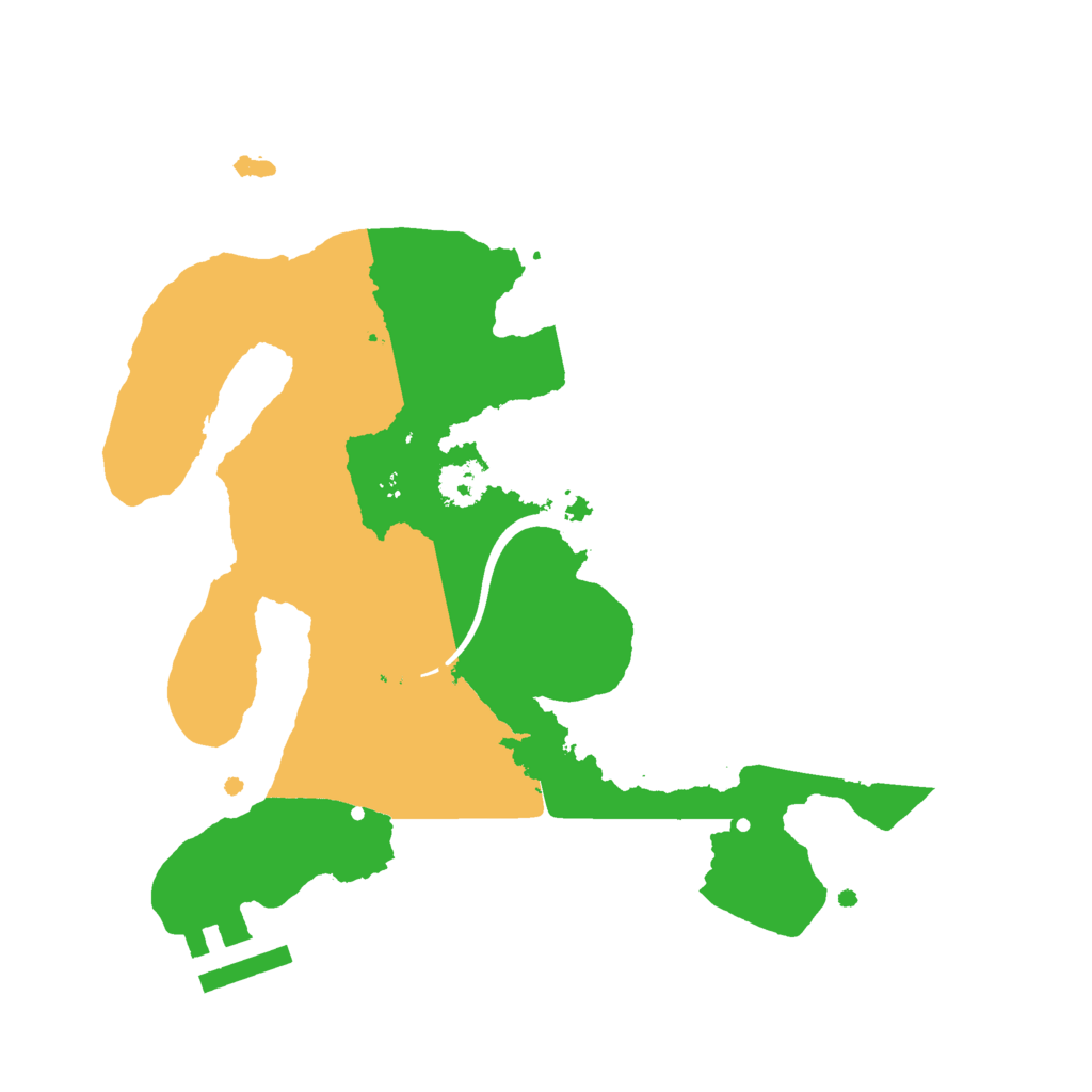 Biome Rust Map: Procedural Map, Size: 2350, Seed: 255