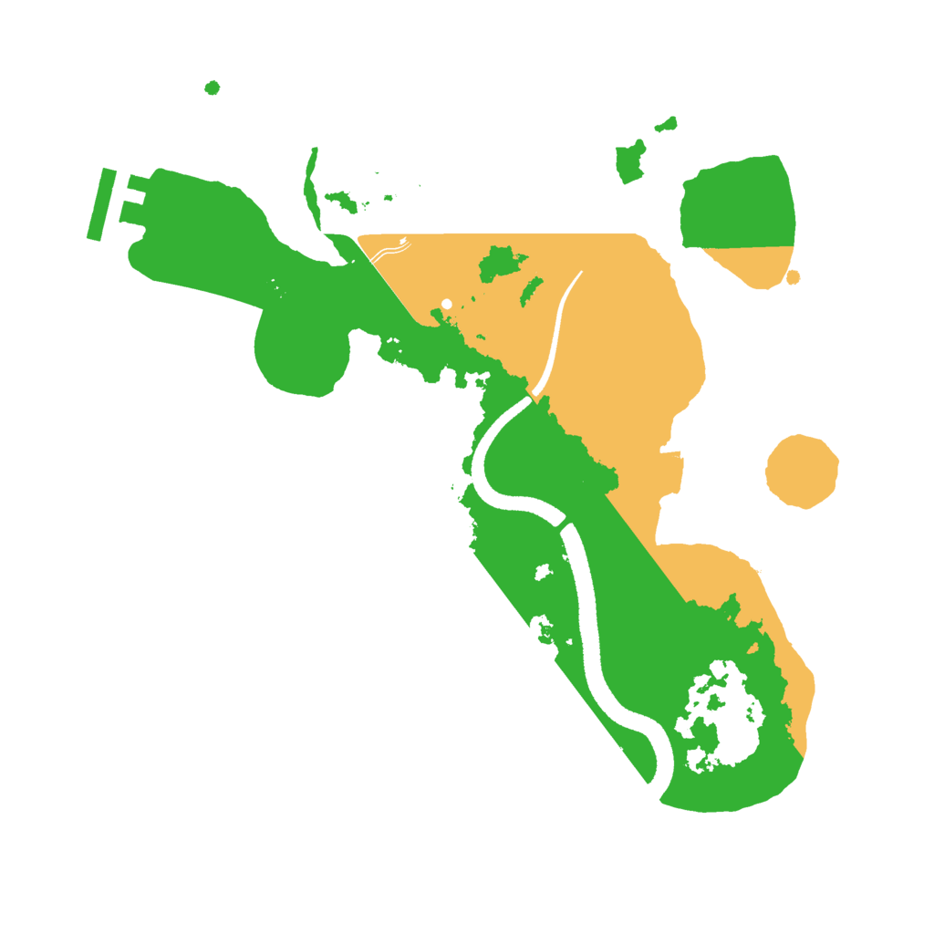 Biome Rust Map: Procedural Map, Size: 2600, Seed: 994605297