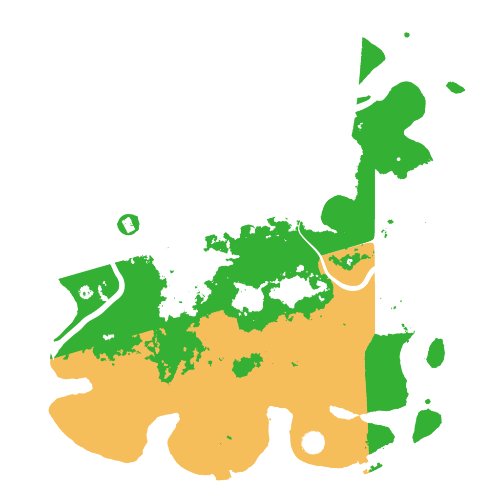 Biome Rust Map: Procedural Map, Size: 3800, Seed: 259685024