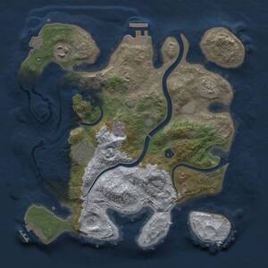 Thumbnail Rust Map: Procedural Map, Size: 2900, Seed: 4129311, 8 Monuments