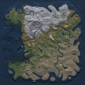 Thumbnail Rust Map: Procedural Map, Size: 5500, Seed: 1478922, 17 Monuments