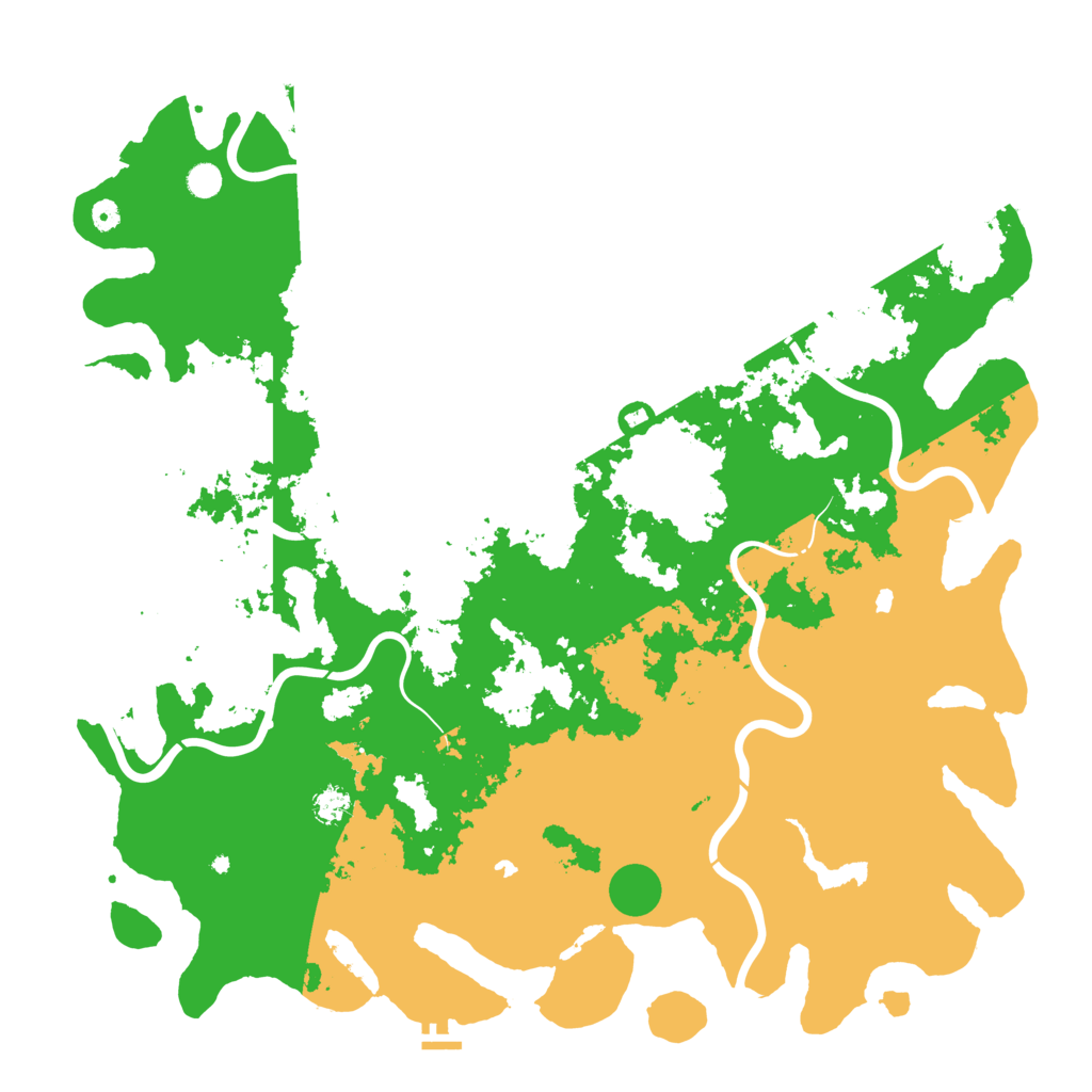 Biome Rust Map: Procedural Map, Size: 5500, Seed: 1478922