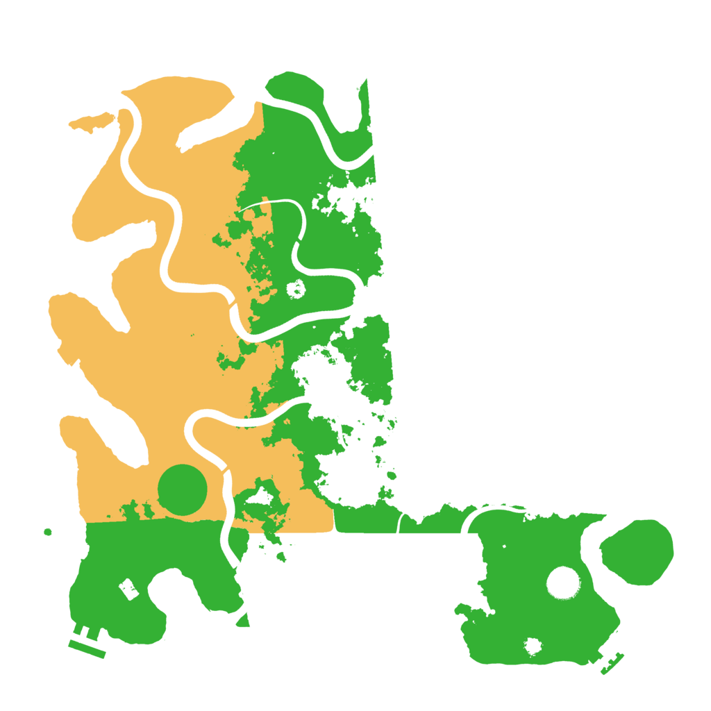 Biome Rust Map: Procedural Map, Size: 3800, Seed: 1705521280