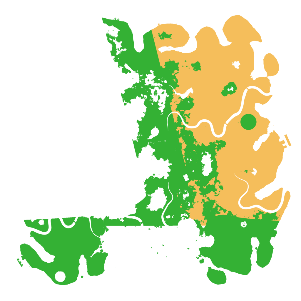 Biome Rust Map: Procedural Map, Size: 5000, Seed: 1332143009