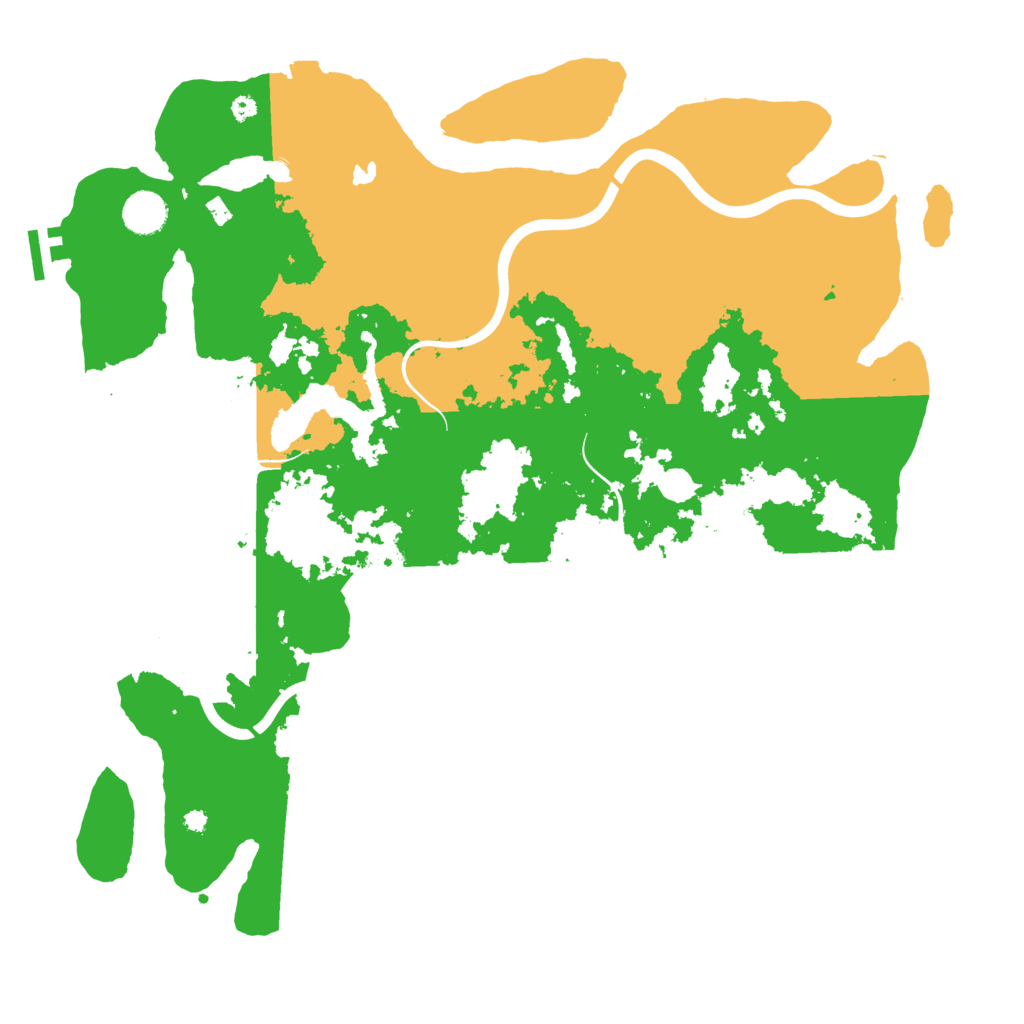 Biome Rust Map: Procedural Map, Size: 4096, Seed: 1474207891