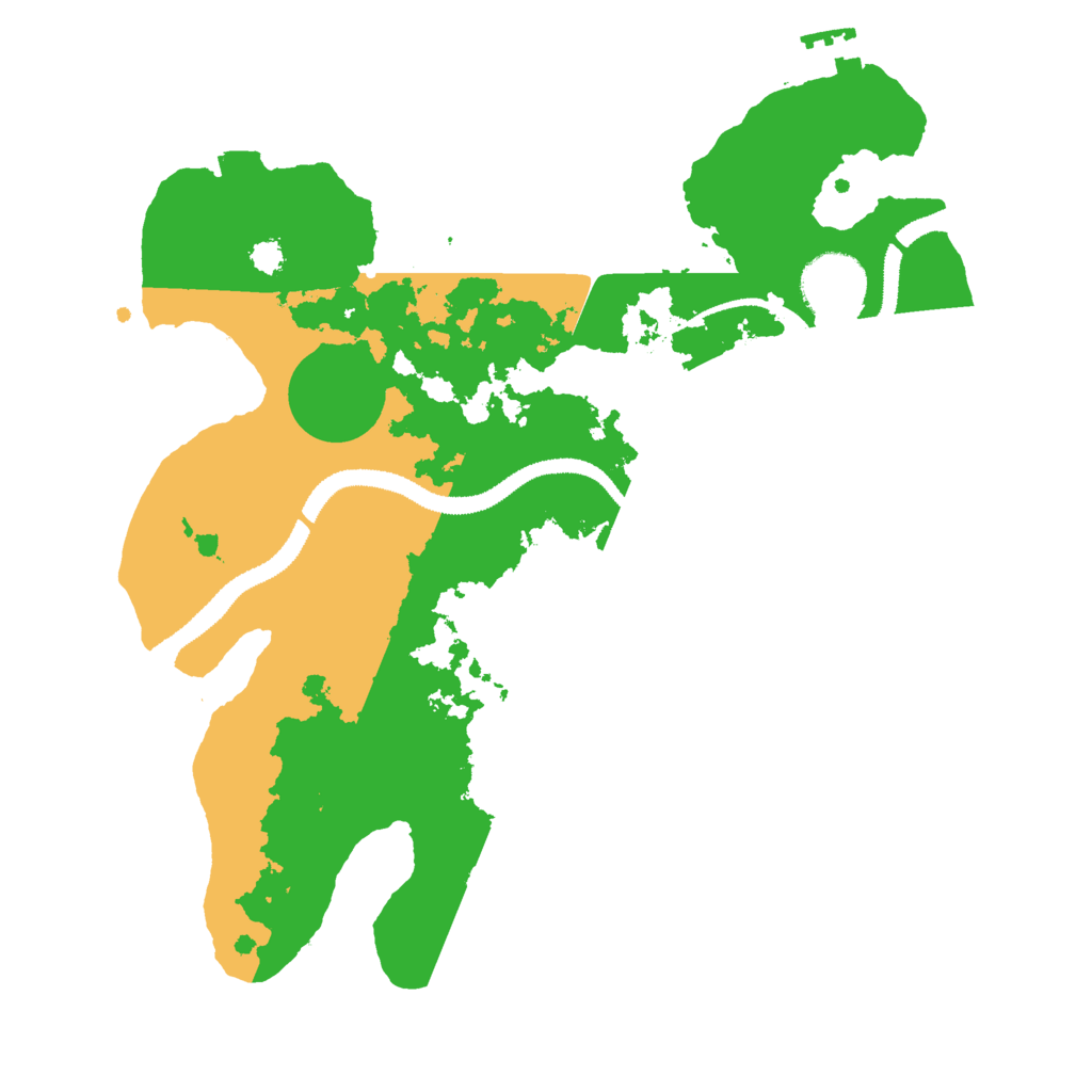Biome Rust Map: Procedural Map, Size: 3000, Seed: 1256083107