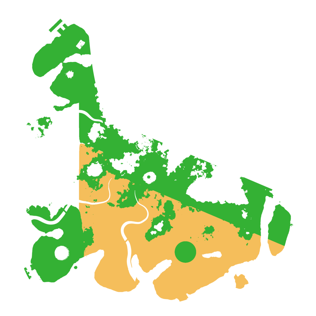 Biome Rust Map: Procedural Map, Size: 3900, Seed: 1762128083