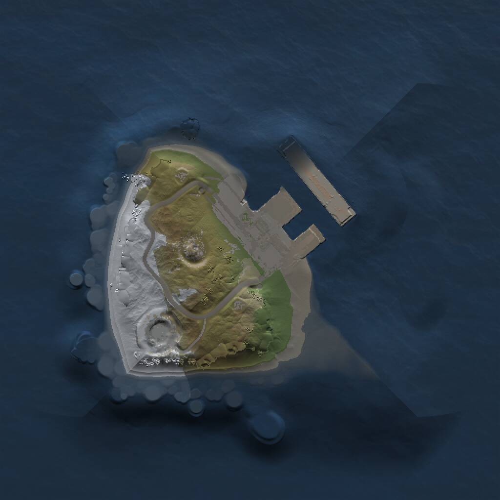 Rust Map: Procedural Map, Size: 1000, Seed: 286373211, 2 Monuments