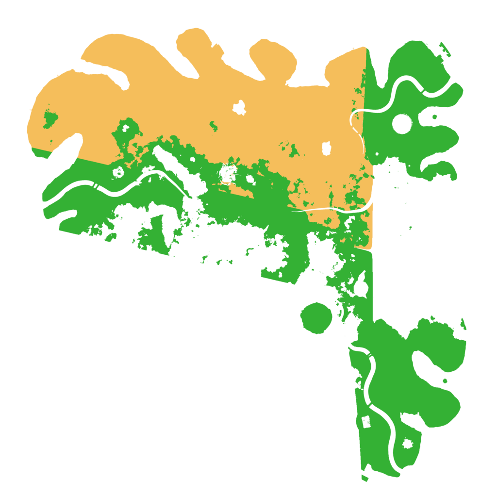Biome Rust Map: Procedural Map, Size: 4500, Seed: 1538664635