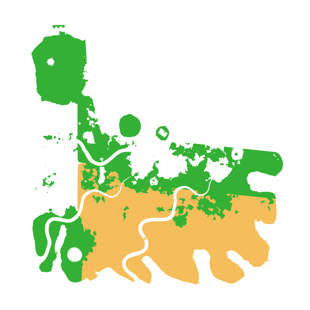 Biome Rust Map: Procedural Map, Size: 3800, Seed: 1196319477