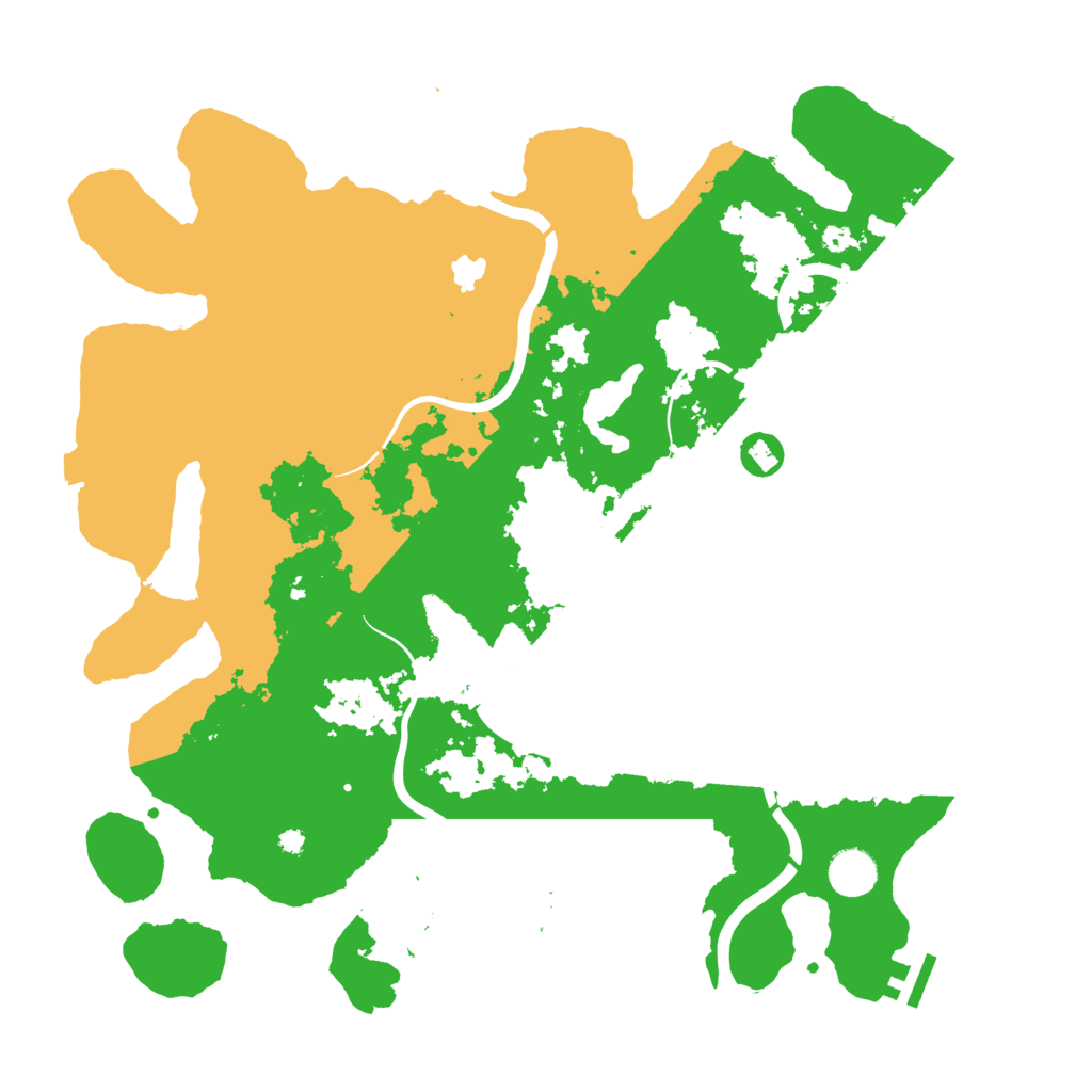 Biome Rust Map: Procedural Map, Size: 4000, Seed: 718941656