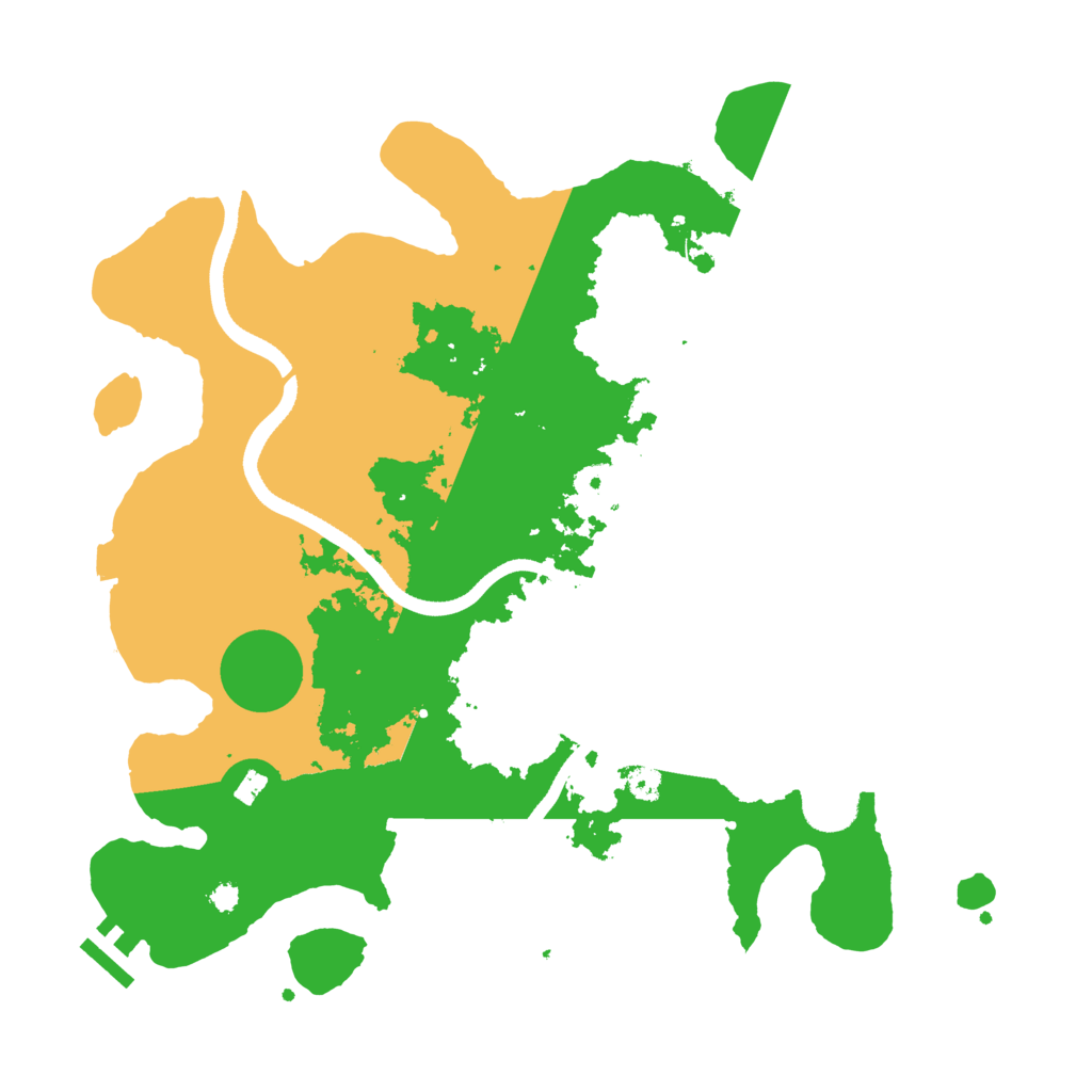Biome Rust Map: Procedural Map, Size: 3500, Seed: 2978