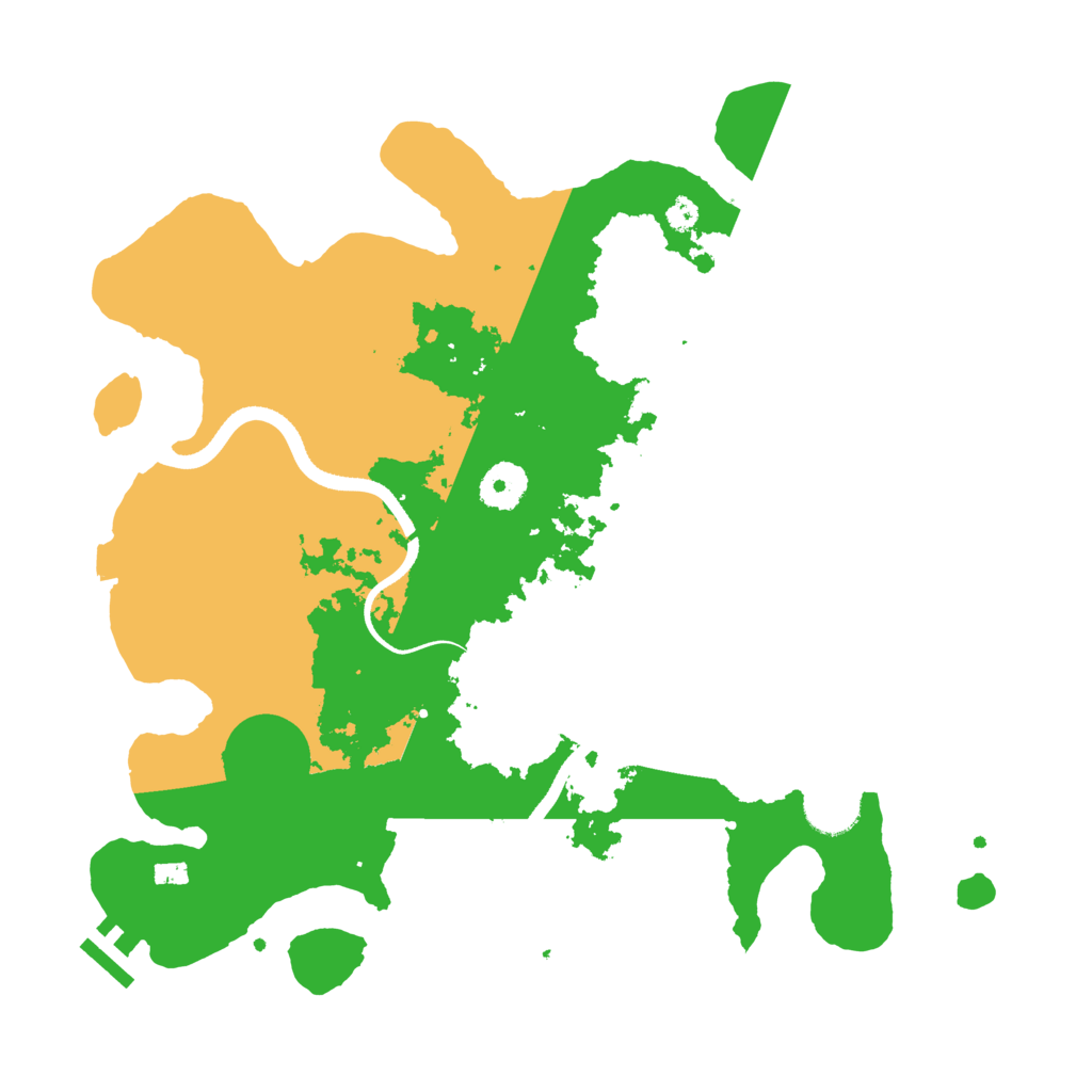 Biome Rust Map: Procedural Map, Size: 3500, Seed: 2978
