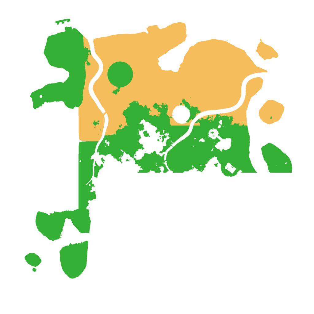 Biome Rust Map: Procedural Map, Size: 3250, Seed: 492209422
