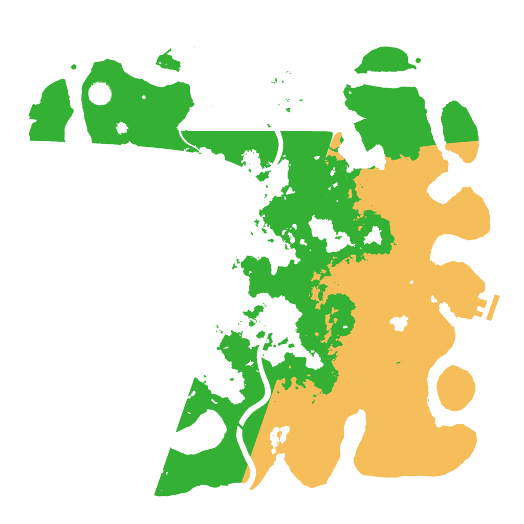 Biome Rust Map: Procedural Map, Size: 4000, Seed: 7534576