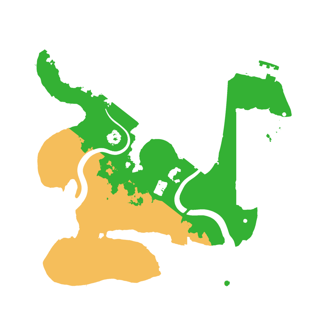 Biome Rust Map: Procedural Map, Size: 2300, Seed: 511321