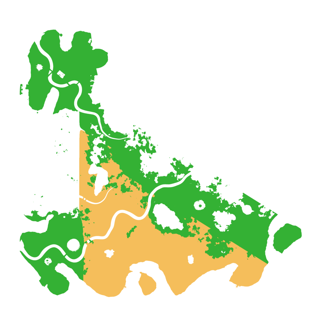 Biome Rust Map: Procedural Map, Size: 4500, Seed: 1293452