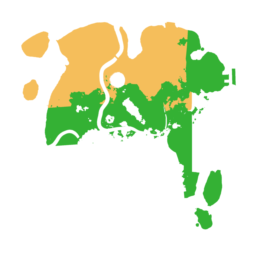 Biome Rust Map: Procedural Map, Size: 3000, Seed: 46541239
