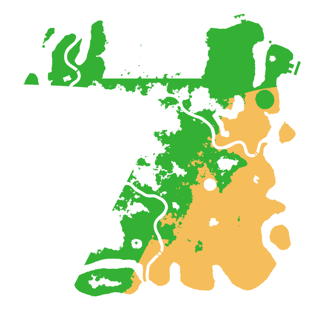 Biome Rust Map: Procedural Map, Size: 4500, Seed: 5769435
