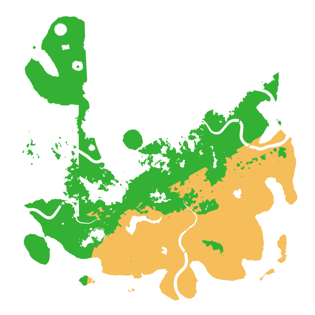 Biome Rust Map: Procedural Map, Size: 4500, Seed: 732257306
