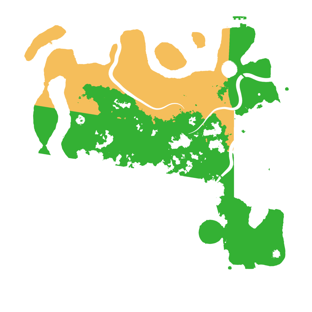 Biome Rust Map: Procedural Map, Size: 3500, Seed: 6294