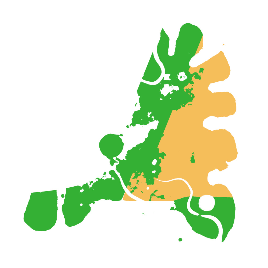 Biome Rust Map: Procedural Map, Size: 3000, Seed: 30293