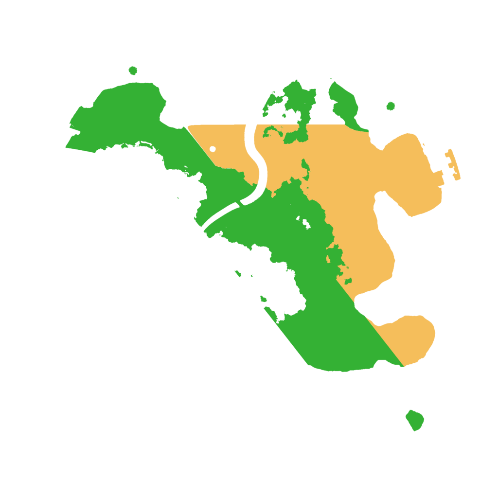 Biome Rust Map: Procedural Map, Size: 2400, Seed: 533331