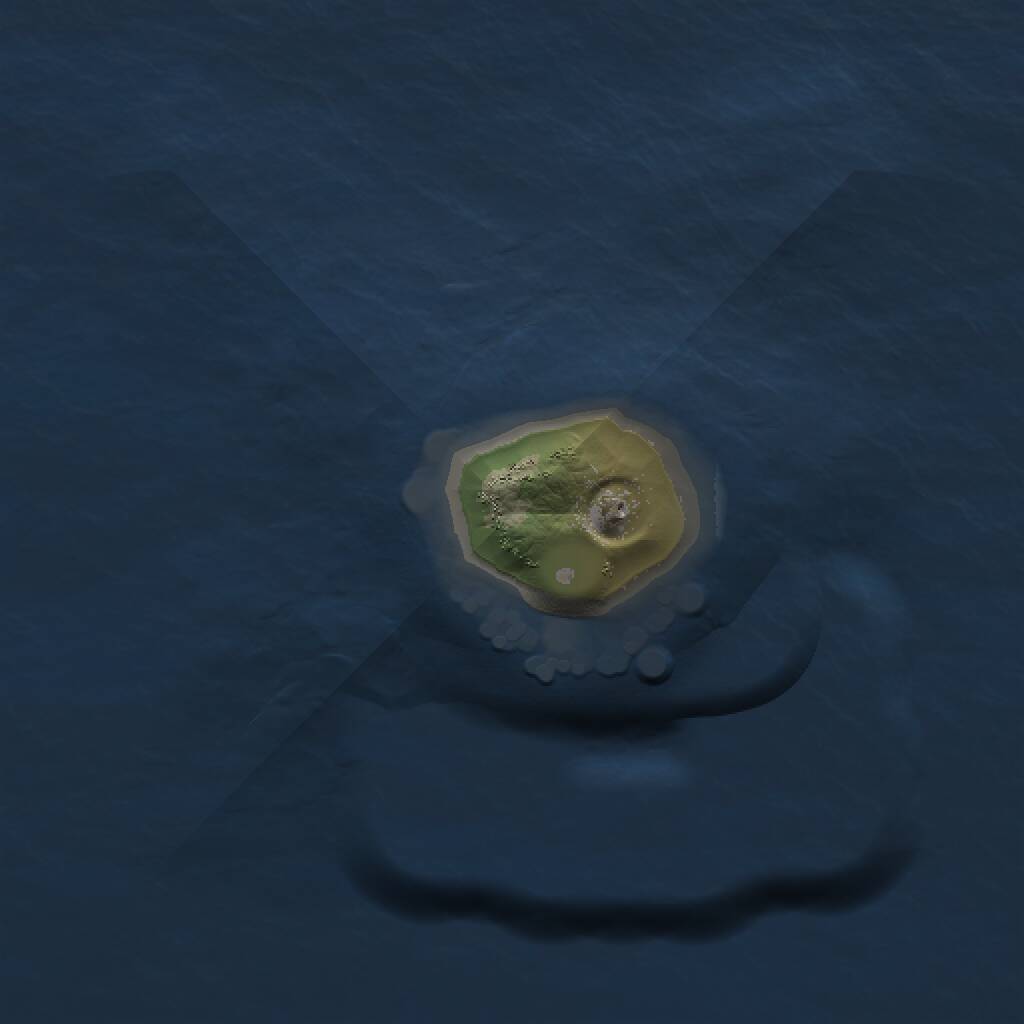 Rust Map: Procedural Map, Size: 1000, Seed: 866561854, 1 Monuments