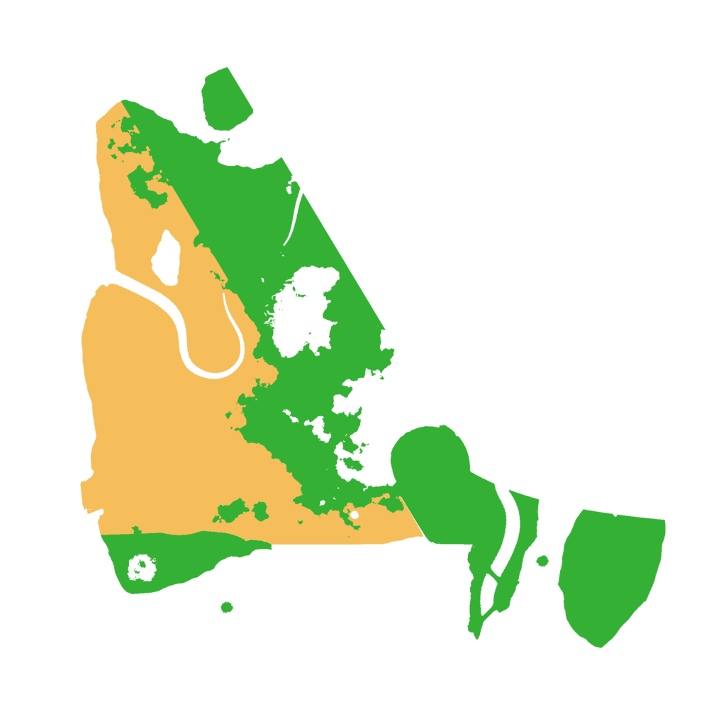 Biome Rust Map: Procedural Map, Size: 2600, Seed: 643853440