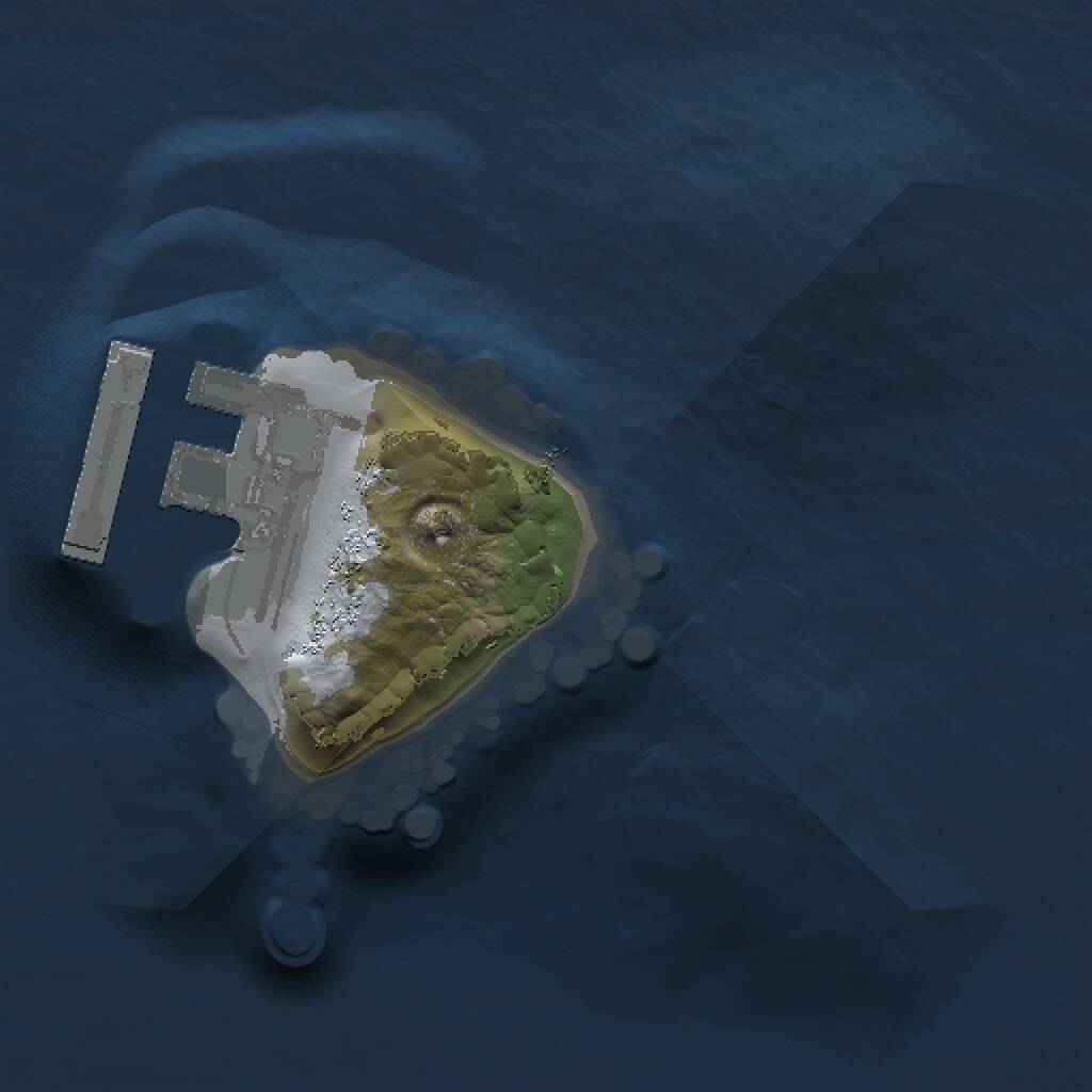 Rust Map: Procedural Map, Size: 1000, Seed: 102701588, 2 Monuments