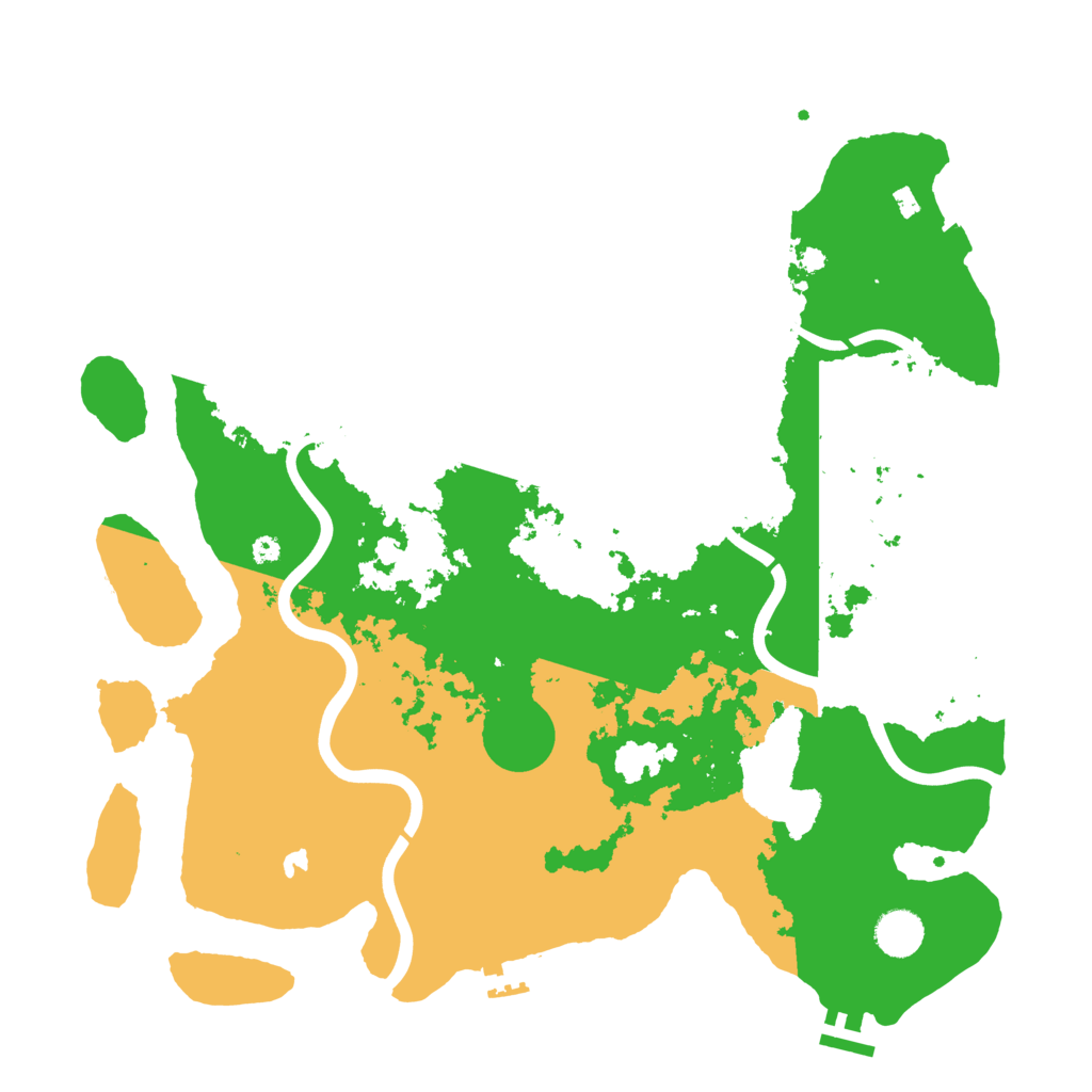 Biome Rust Map: Procedural Map, Size: 4000, Seed: 2106671755