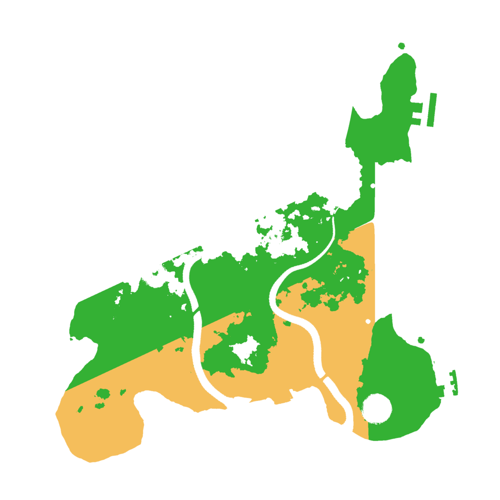 Biome Rust Map: Procedural Map, Size: 3000, Seed: 718705582