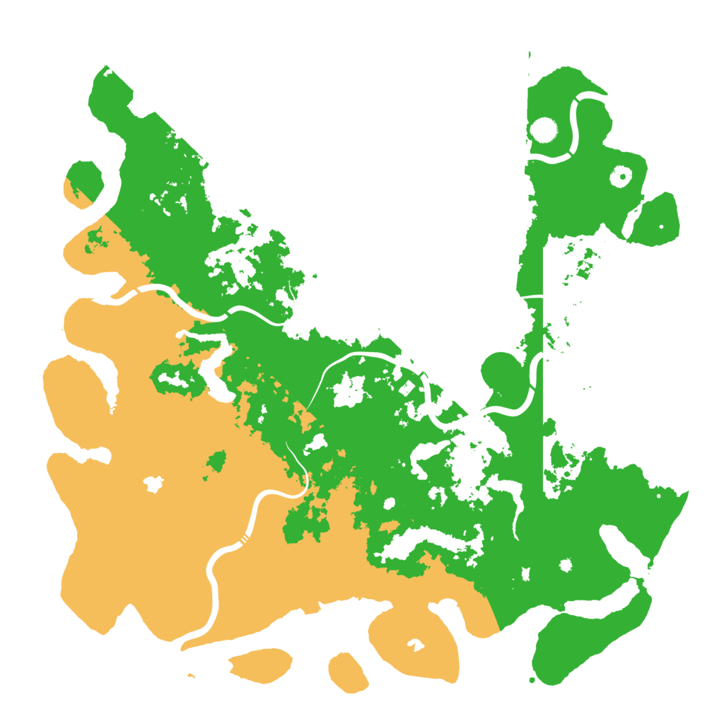 Biome Rust Map: Procedural Map, Size: 5000, Seed: 25329064