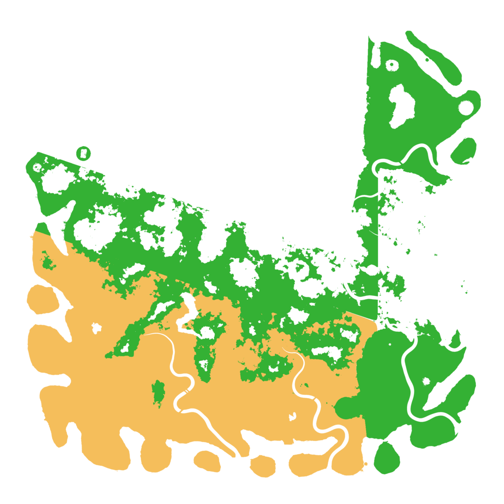 Biome Rust Map: Procedural Map, Size: 6000, Seed: 54566354