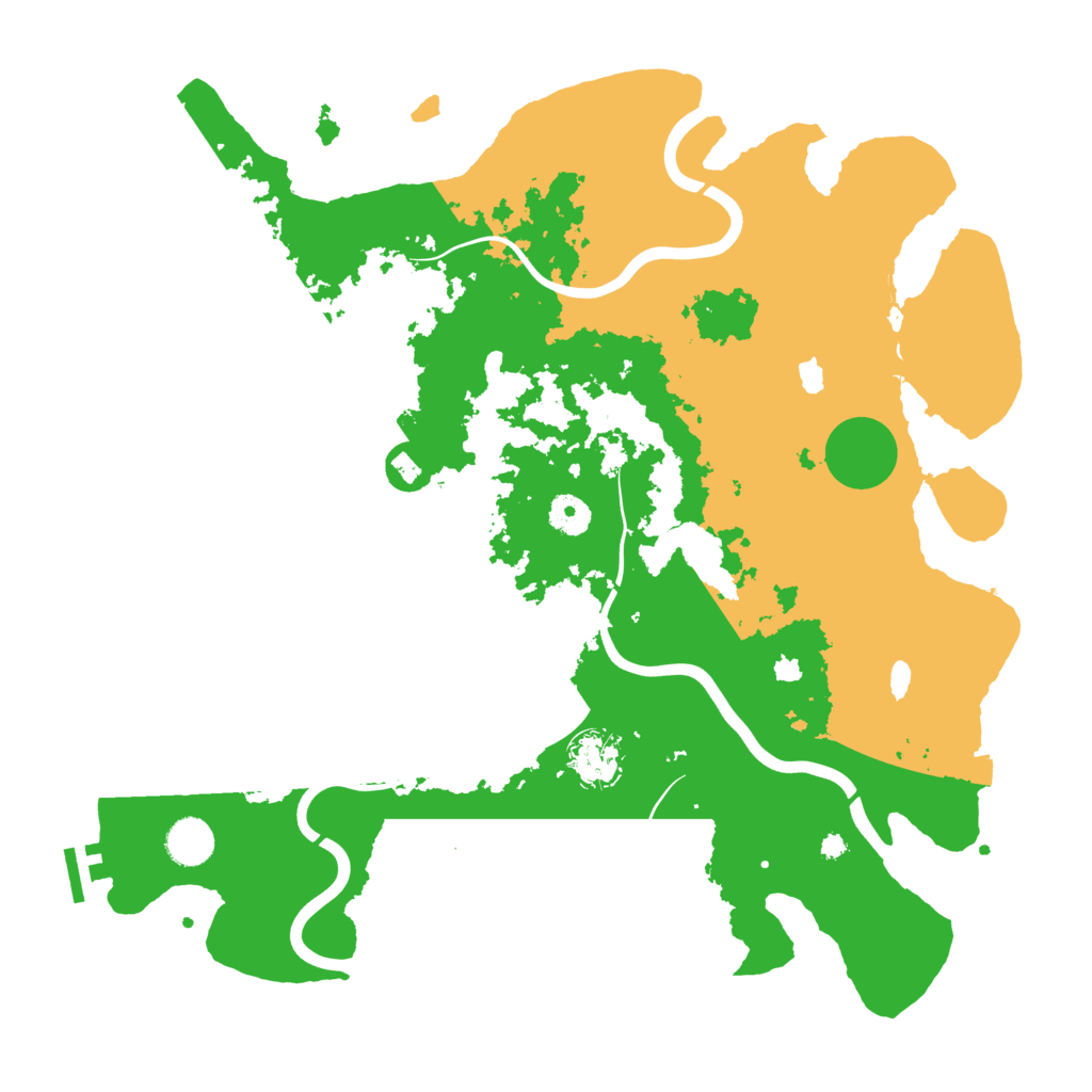 Biome Rust Map: Procedural Map, Size: 4000, Seed: 97169383